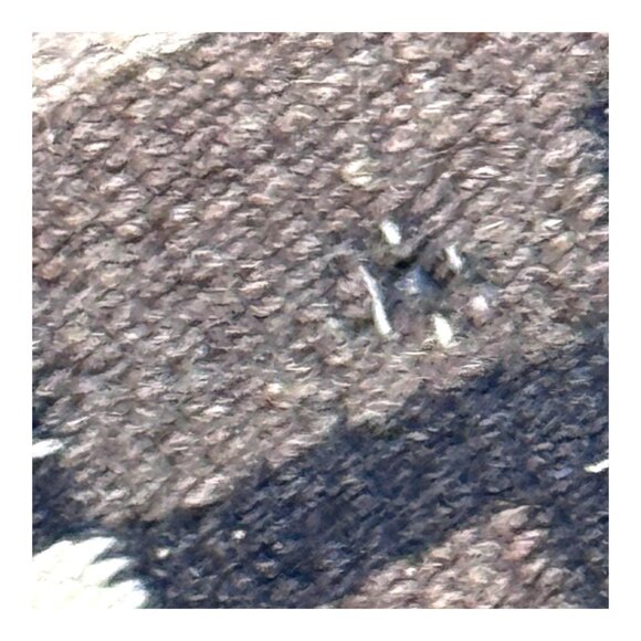 Vintage Handwoven Wool Throw Blanket Alpaca Geometric Floral Tribal Design READ - Picture 5 of 8